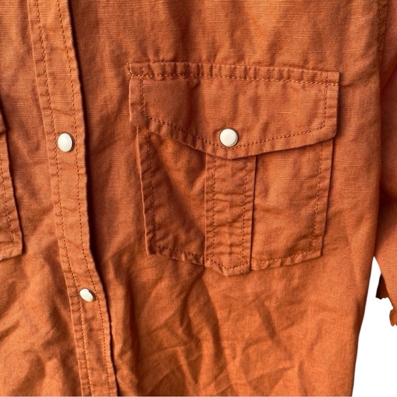 LOLA RIVER Western Classic Pearl Snap Button Up Shirt I Size: S - Picture 2 of 7